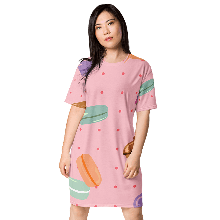 Macaron Madness All-Over T-Shirt Dress product image (1)
