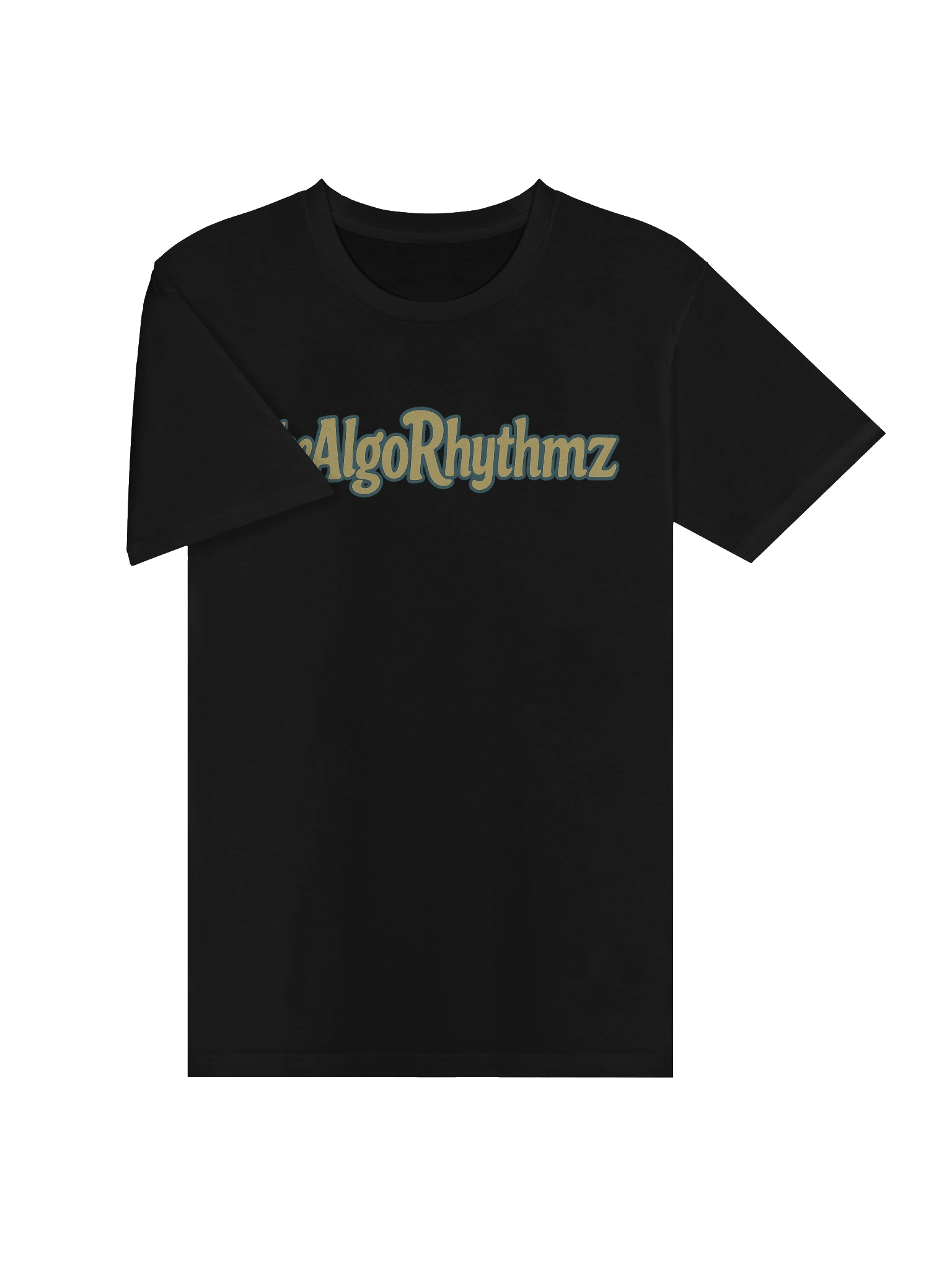 The AlgoRhythmz Official Logo Tee (Teal/Yellow) product image (3)