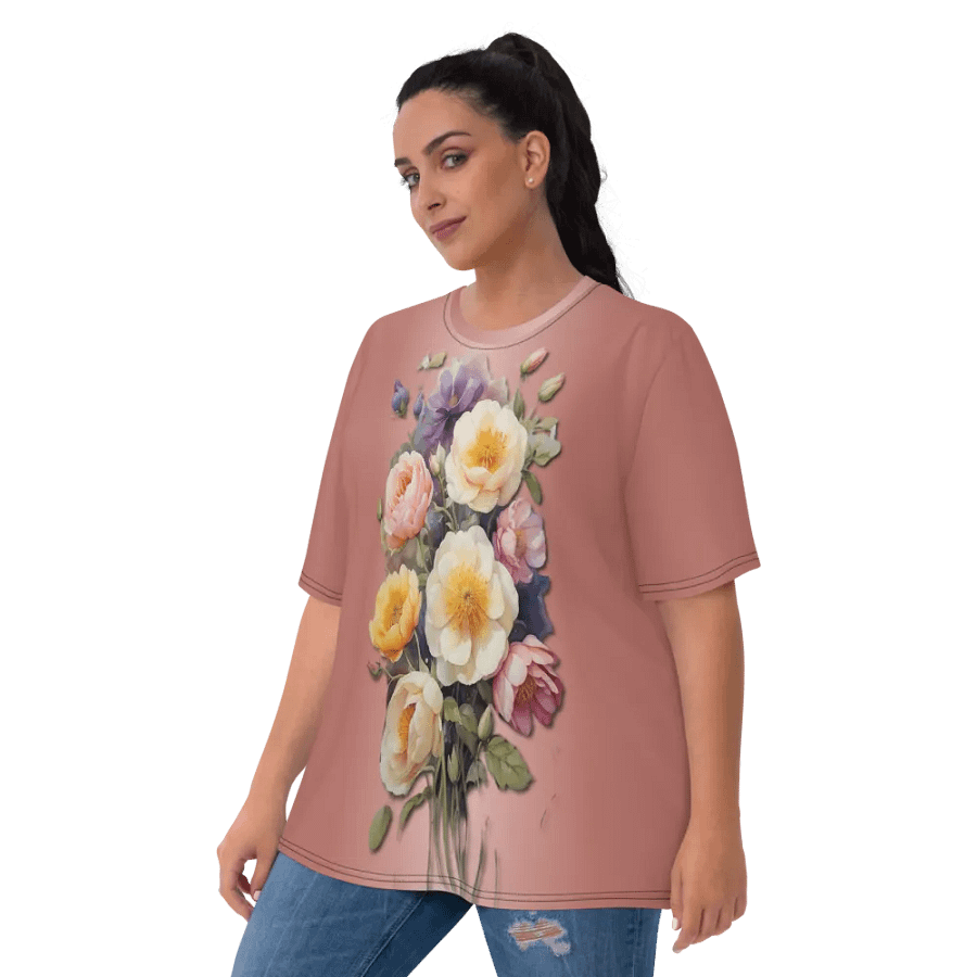 Floral Themed All Over Print T-shirt product image (3)