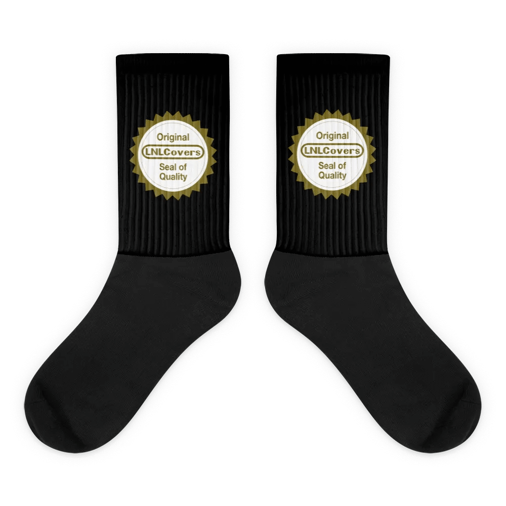 LNLCovers Seal of Quality - Black Socks product image (1)