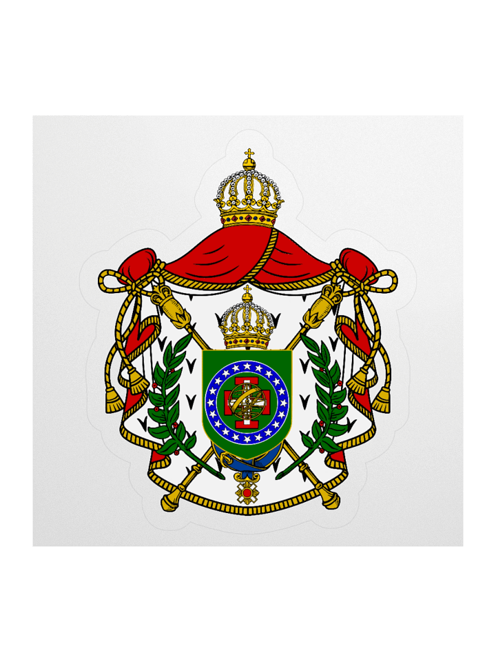 Imperial Arms of Brazil Kiss Cut Sticker product image (1)