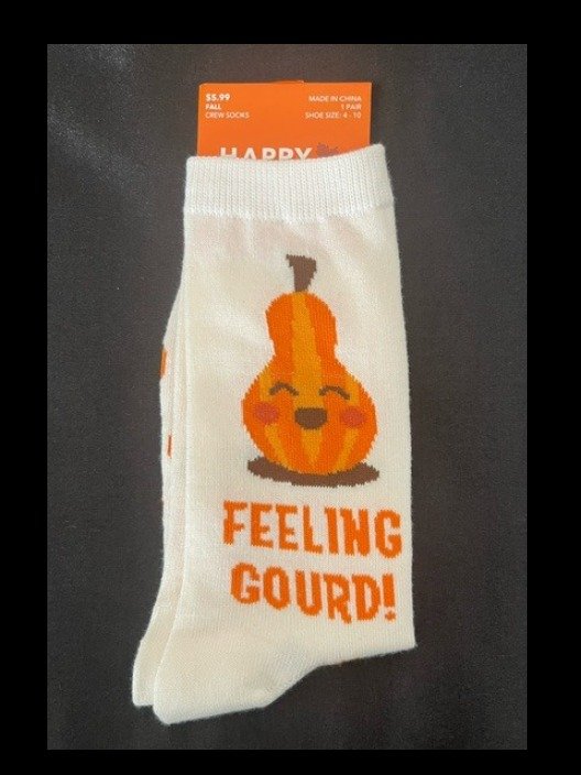 Feeling Gourd Crew Socks product image (1)