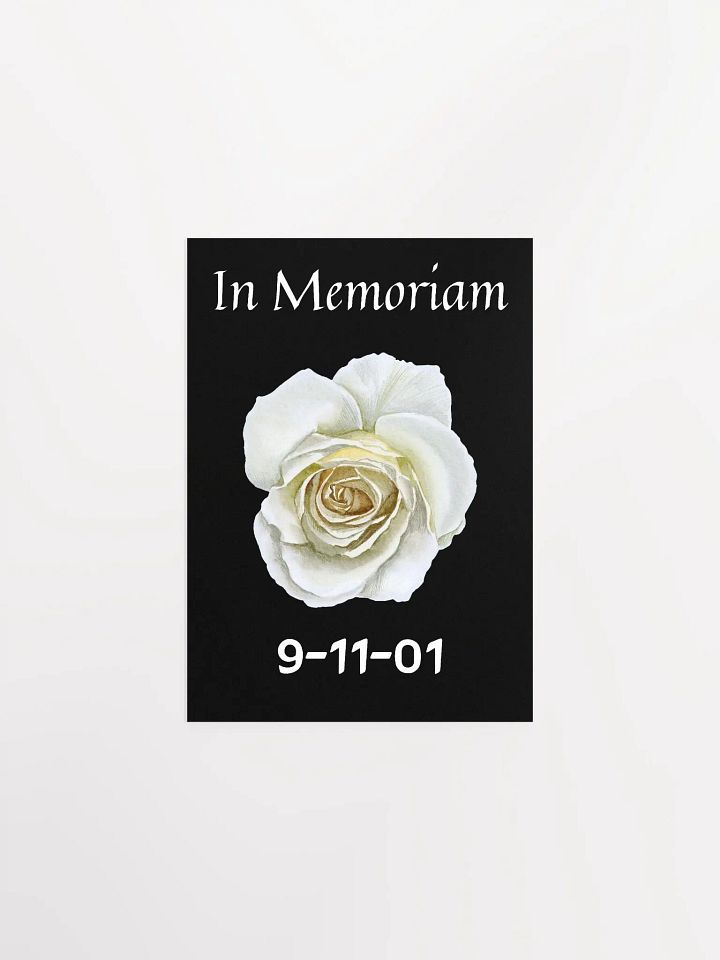 In Memoriam 9/11 Tribute Poster product image (1)