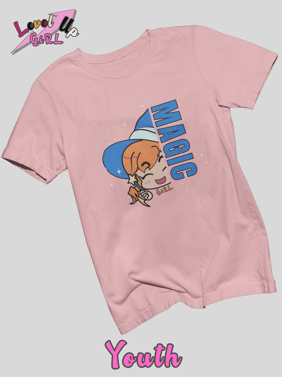 Gamer girl shirt - Magic from Level Up series by G.i.R.L. youth product image (1)