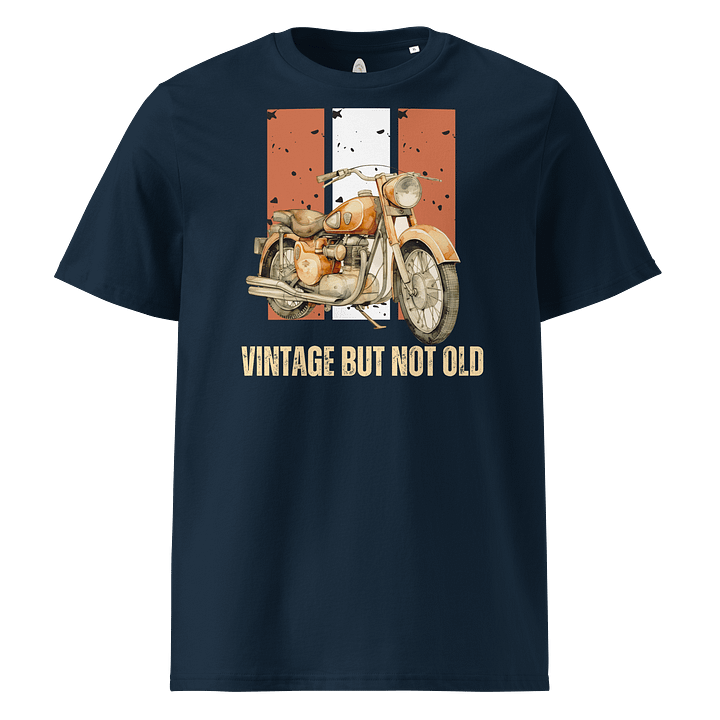 Vintage but not old organic unisex shirt product image (13)