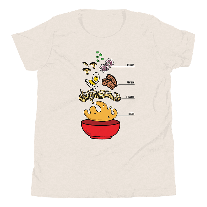 Kids Ramen Symphony - Color on Heather Dust product image (1)