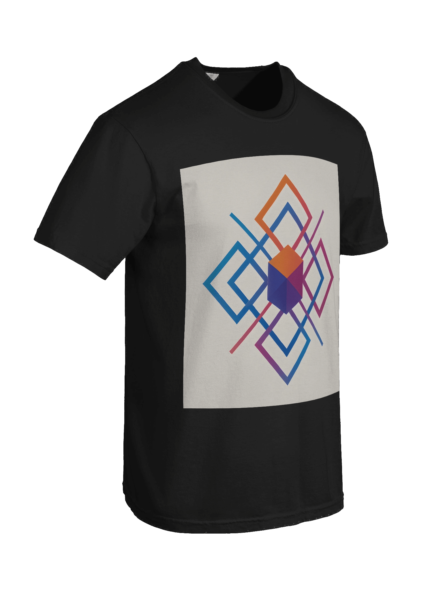 Geometric Fusion Gradient T-Shirt product image (8)
