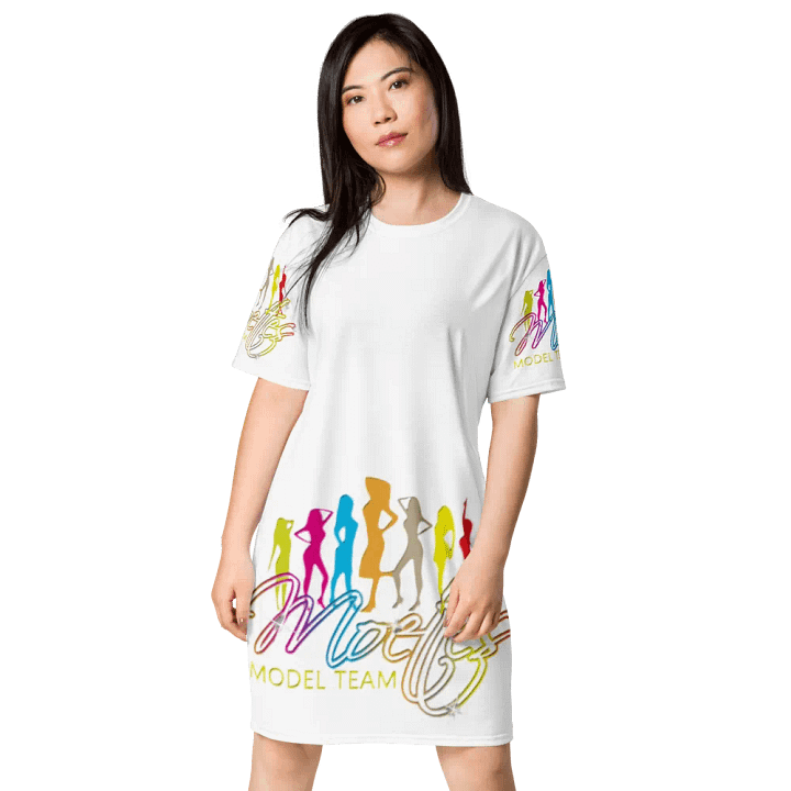 MOETTES PASSION WHT T SHIRT DRESS product image (1)