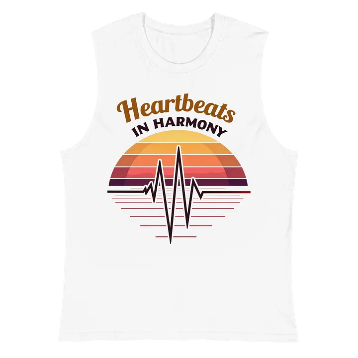 Harmonious Heartbeats Sunset Muscle Tank product image (2)
