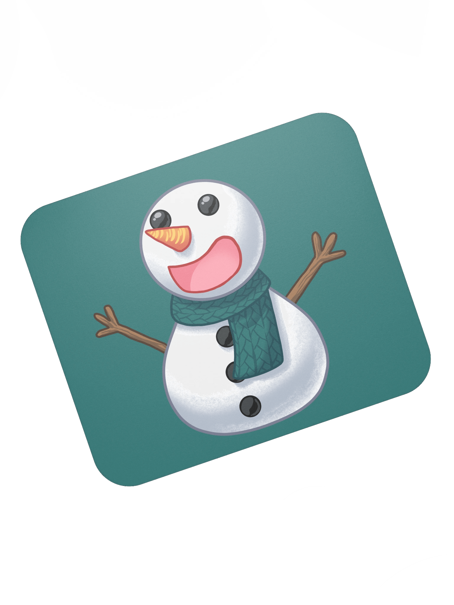 Happy Snowman Mouse Pad product image (7)