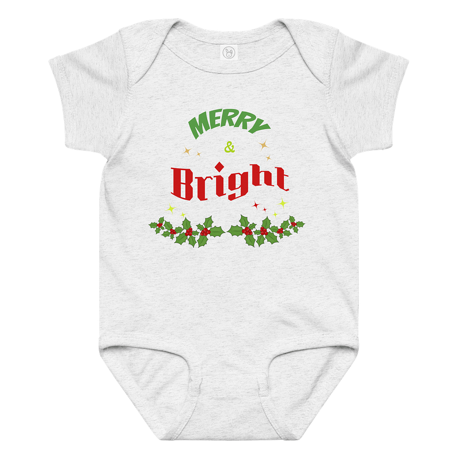 Merry & Bright Baby Bodysuit product image (4)