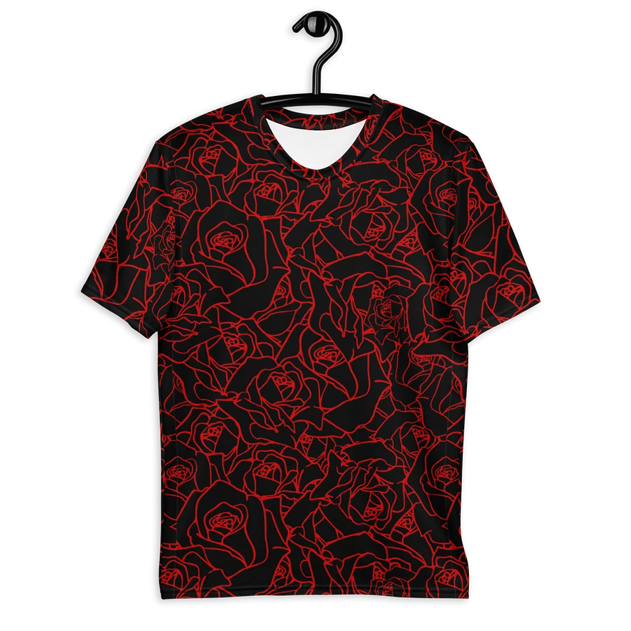 Loads of Roses · black-red crew neck t-shirt product image (22)