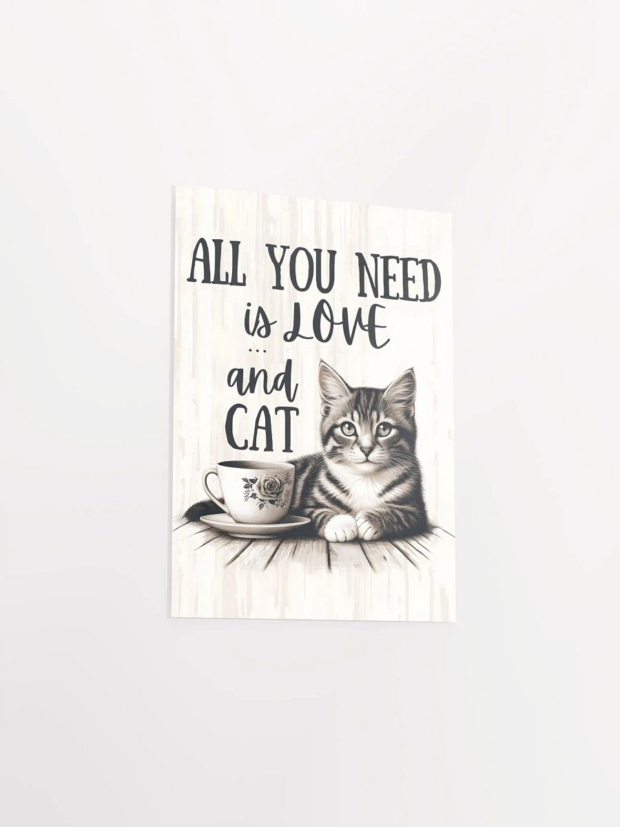 Love & Cat Enhanced Matte Poster product image (9)