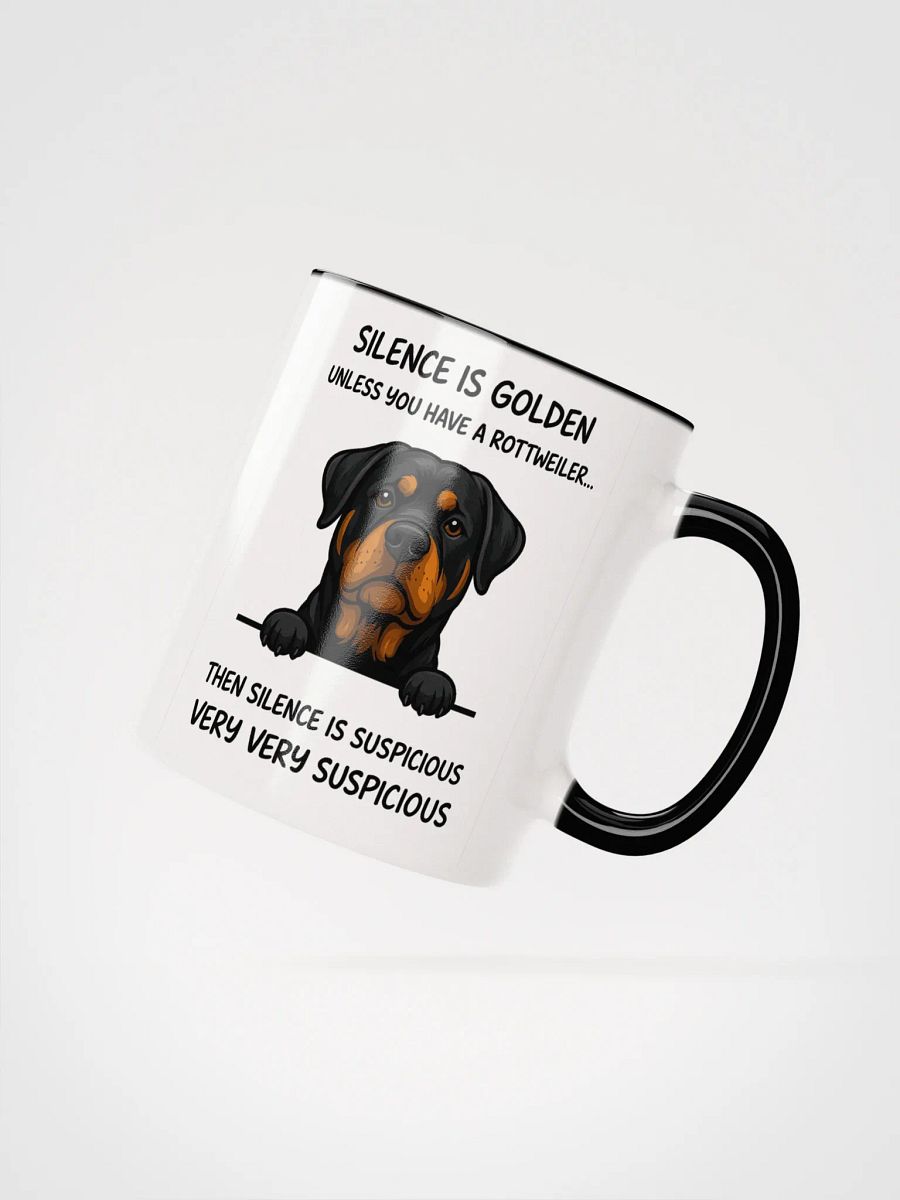 Rottweiler Suspicious Silence Ceramic Mug product image (12)
