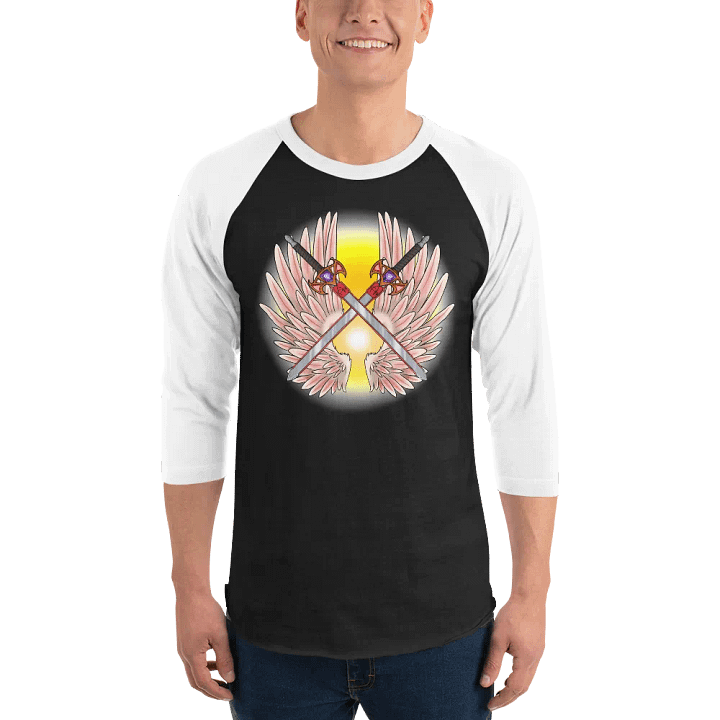DreamWarrior Logo Baseball Long Sleeve product image (1)