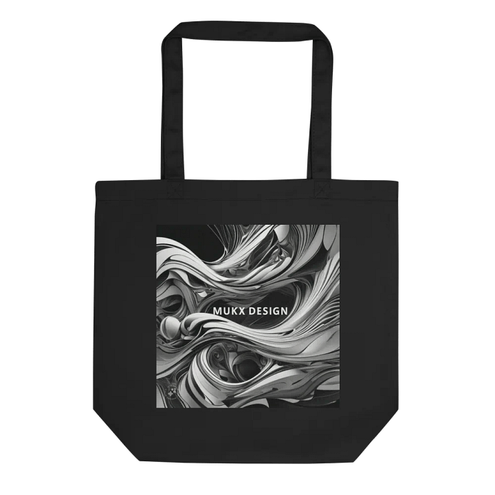 Swirling Monochrome Tote Bag product image (1)