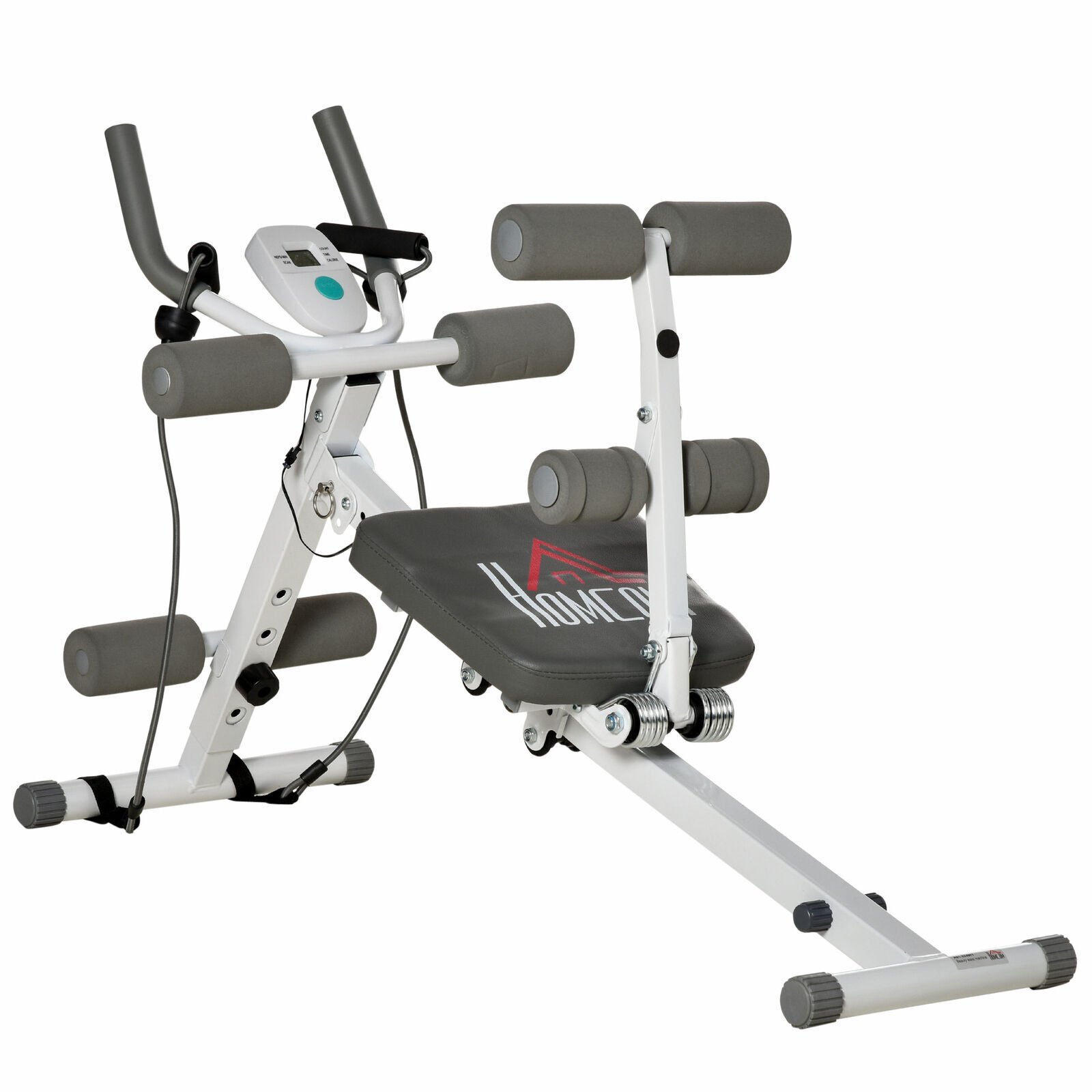 New ProductHomcom Abdominal Trainer Core Workout Exercise - White product image (1)