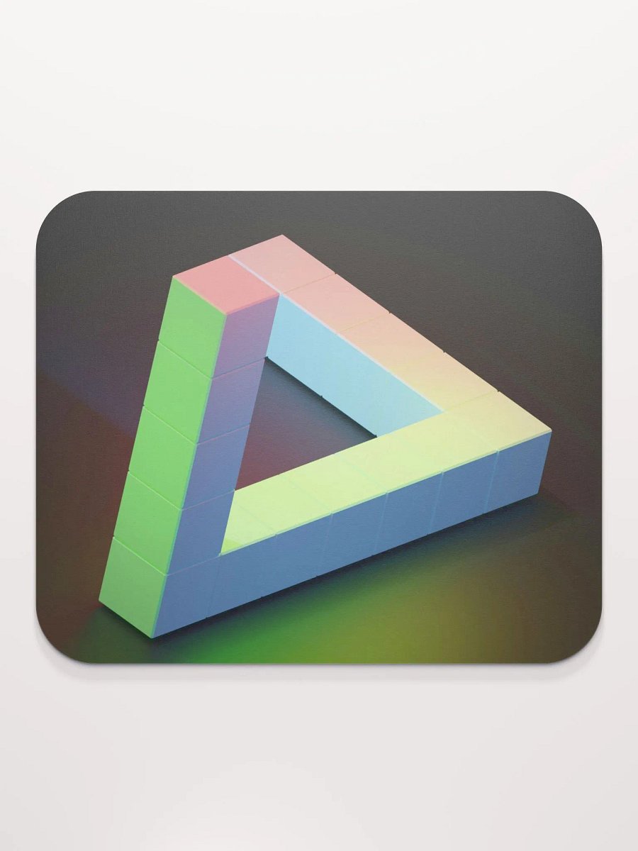 Mouse pad with illusion design. product image (2)