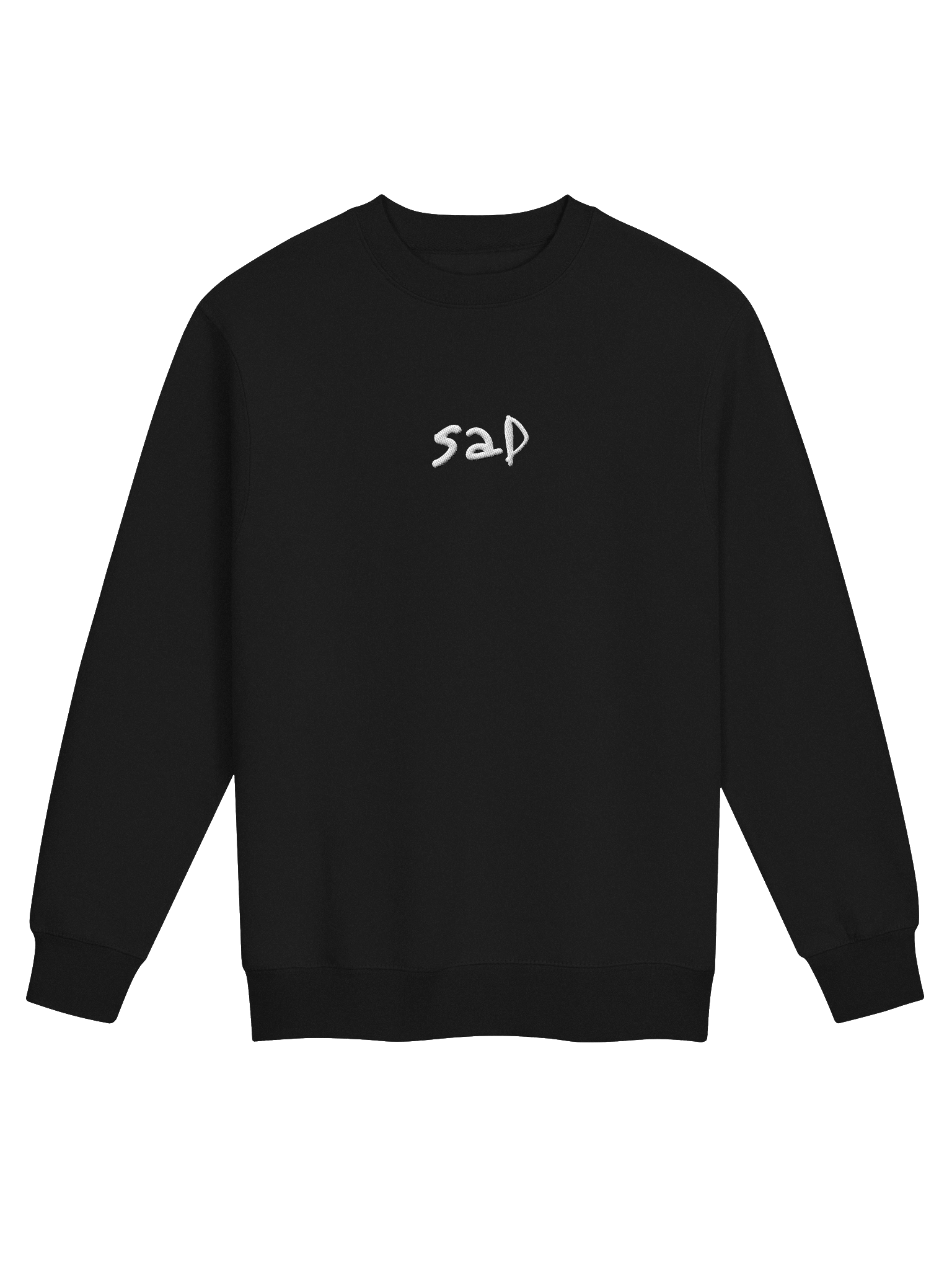 Sad Crewneck (Black) product image (1)