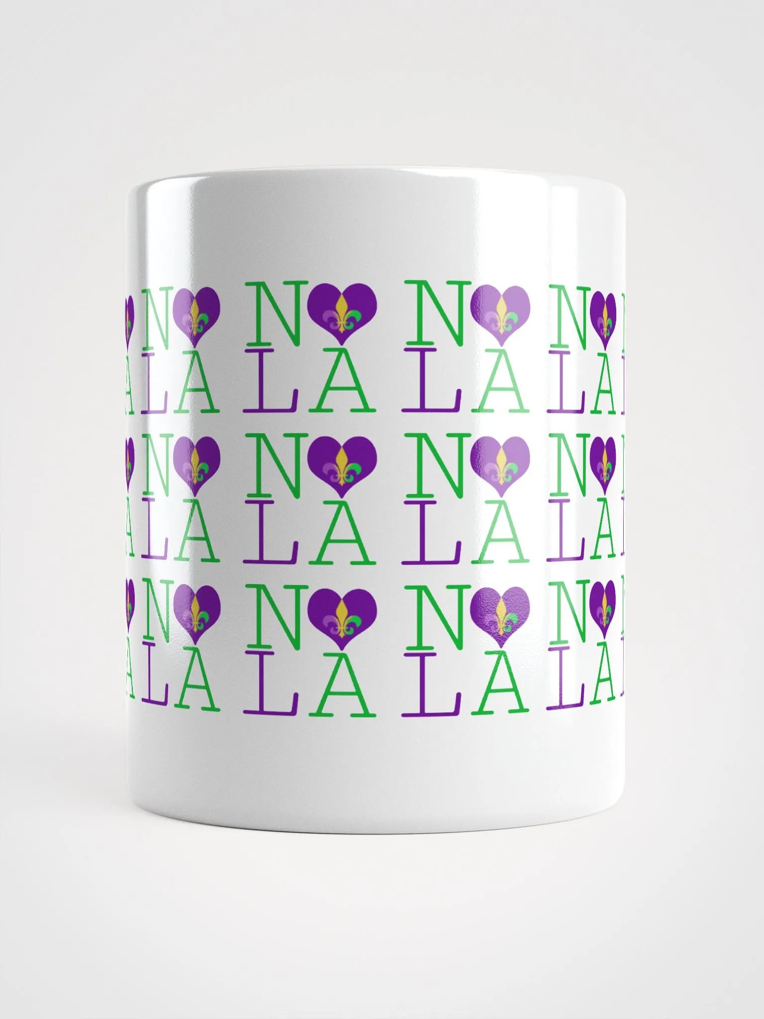 I LOVE NOLA **LEGACY MUG** (MARDI GRAS INFINITY WALL) product image (15)