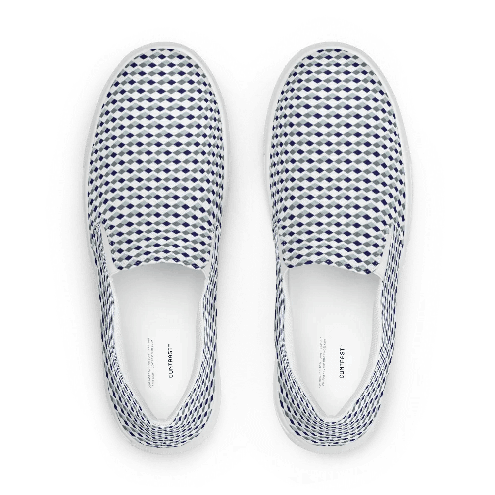 Premium Checkered Slip Ons Men's n. 24 product image (3)