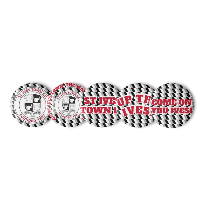 SITFC 'Jagged' Pin Badges (Pack of 5) product image (2)