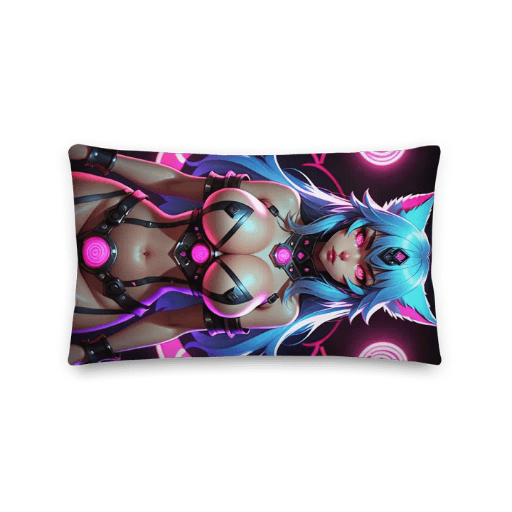 Cyber Wolf Premium Pillow product image (2)