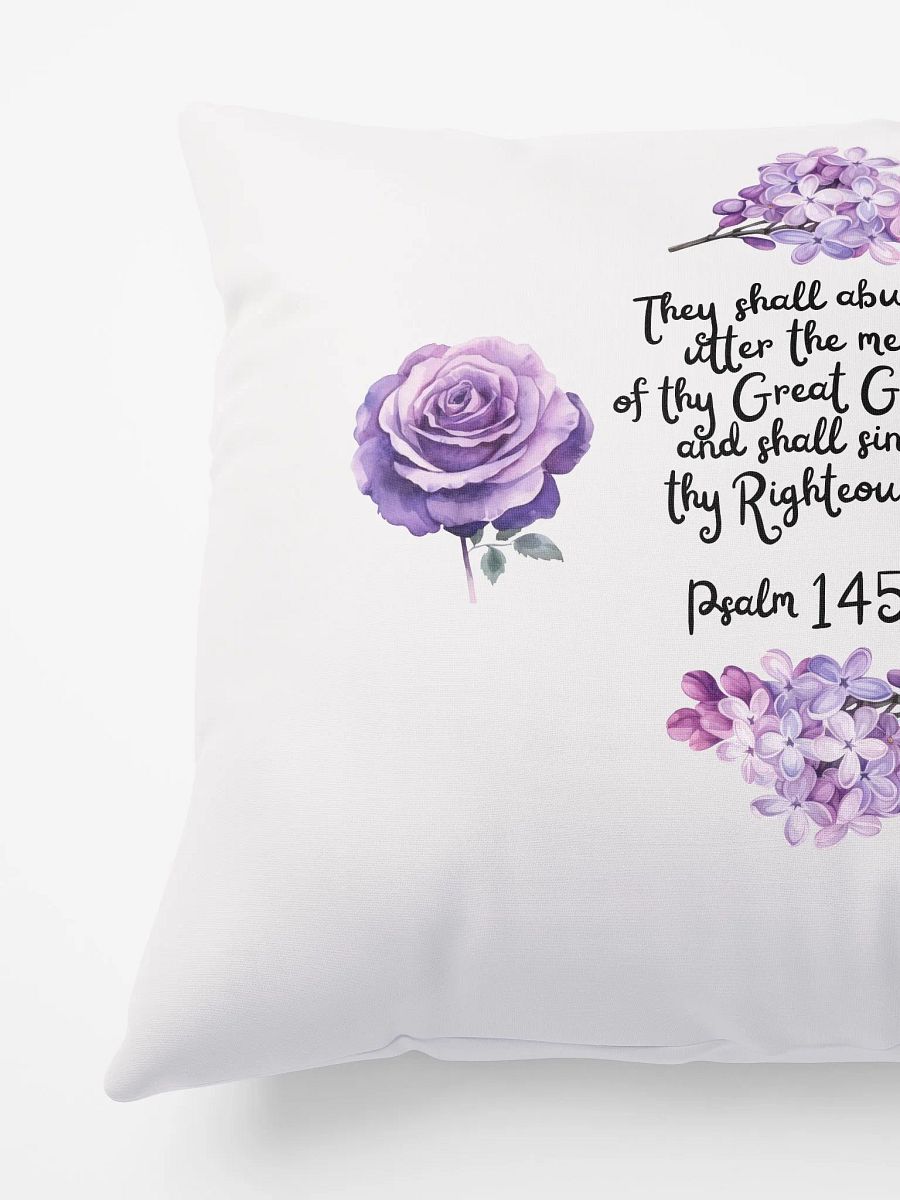 Psalm 145:7 Pillow product image (2)
