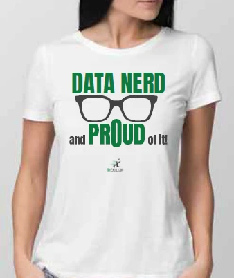 Excel Data Nerd - White T-shirt product image (1)