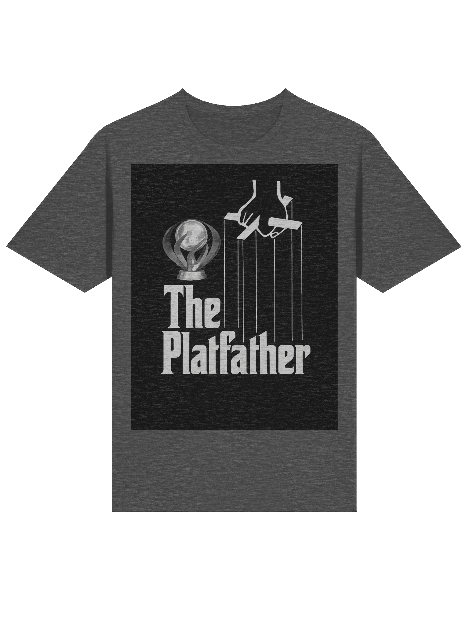 The Platfather T-Shirt | Platinum Trophy Gamer Parody | Mafia Movie Poster Style product image (3)