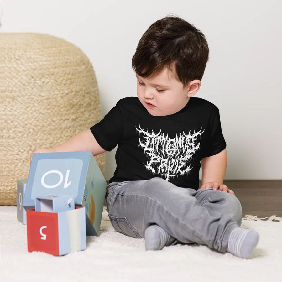 Toddler T-Shirt - Metal Logo (White) product image (12)
