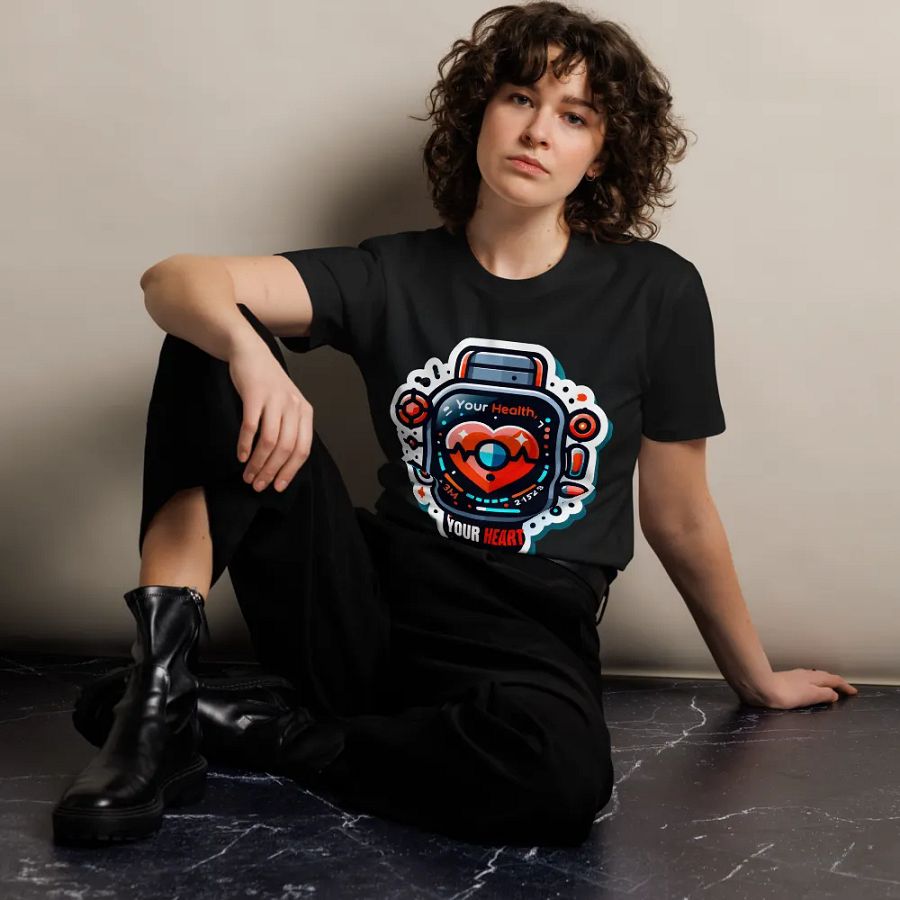 Heartbeat ECG Tracker T-Shirt product image (12)