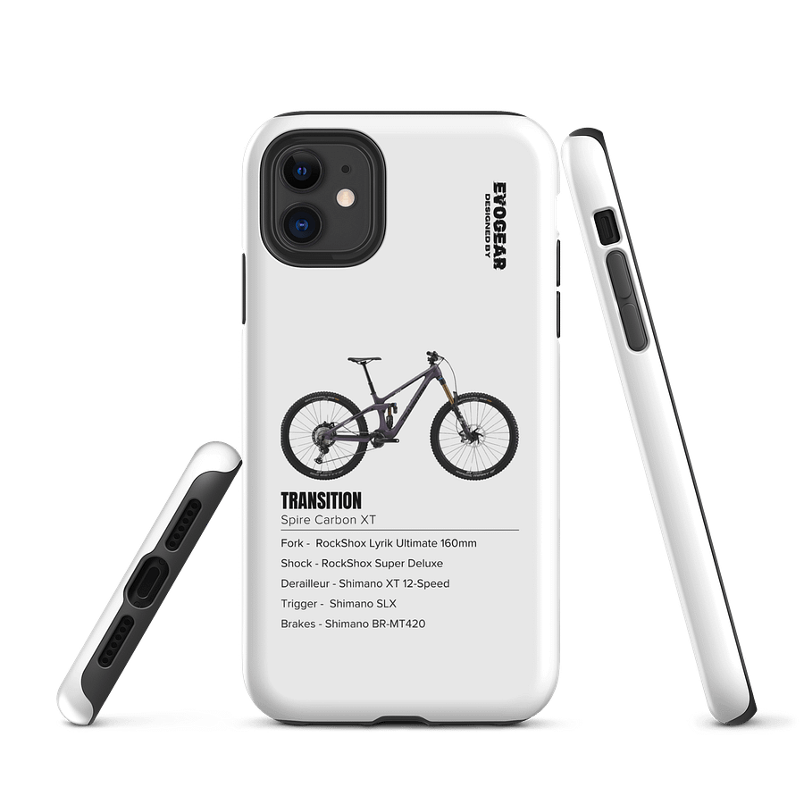 White Transition Spire XT iPhone Case product image (1)