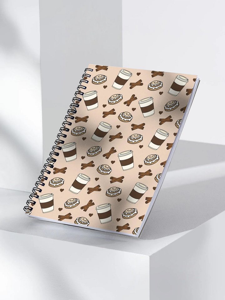 Caffeine & Sweet Treats Spiral Notebook product image (1)