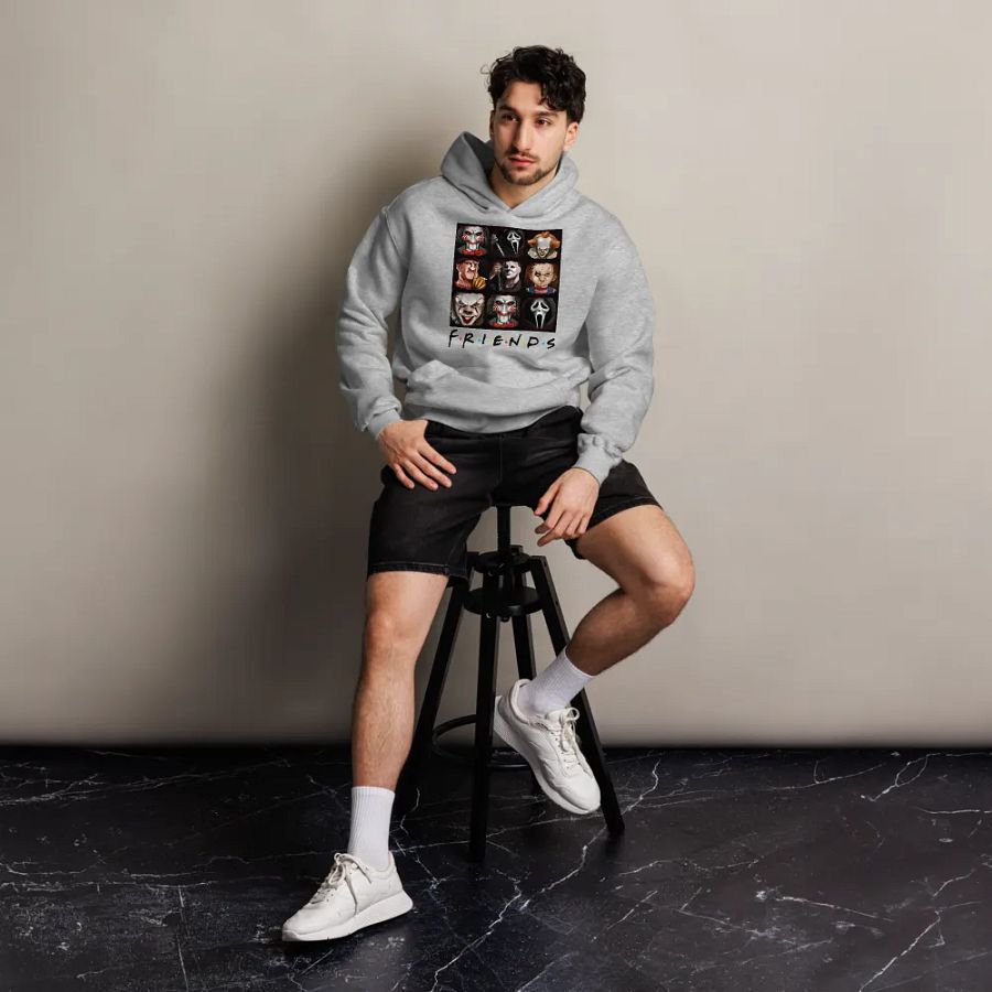 Horror Icons Grid Unisex Hoodie product image (25)