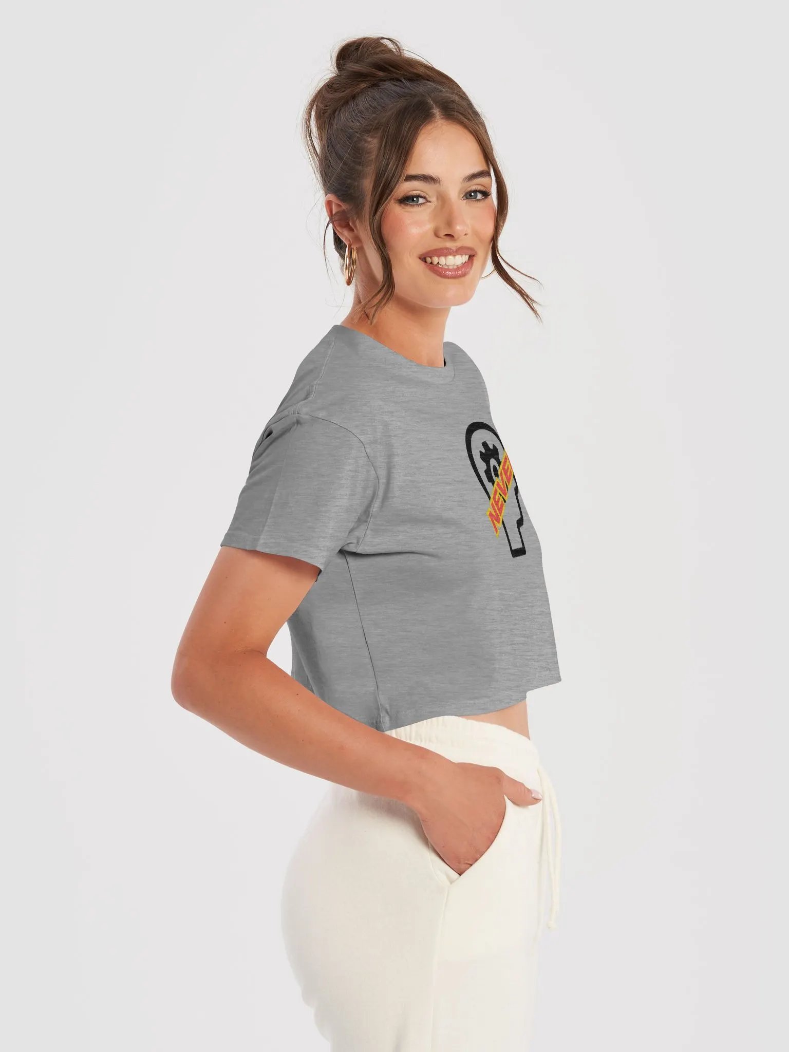 NEVER MIND Bold Statement Crop Top product image (6)