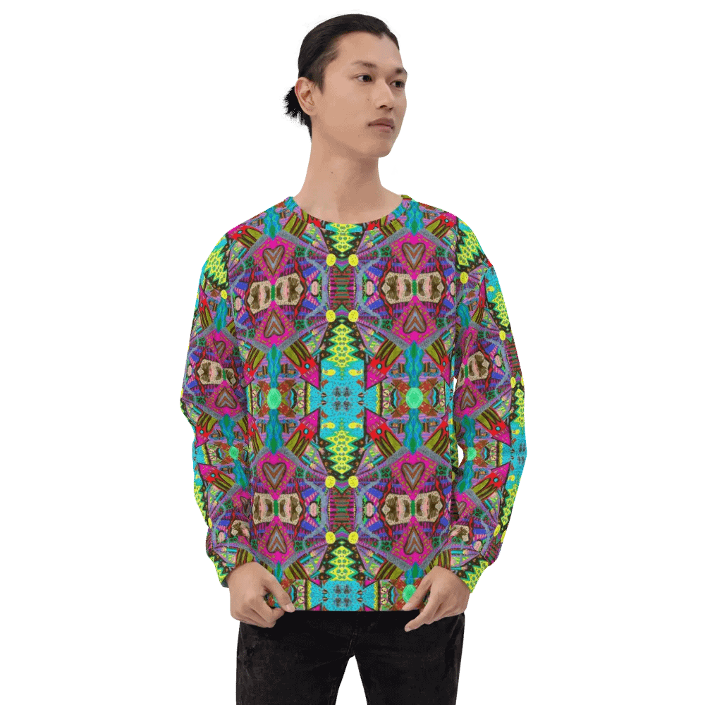 Abstract Doodle Art Tower Moment Unisex Sweatshirt product image (2)