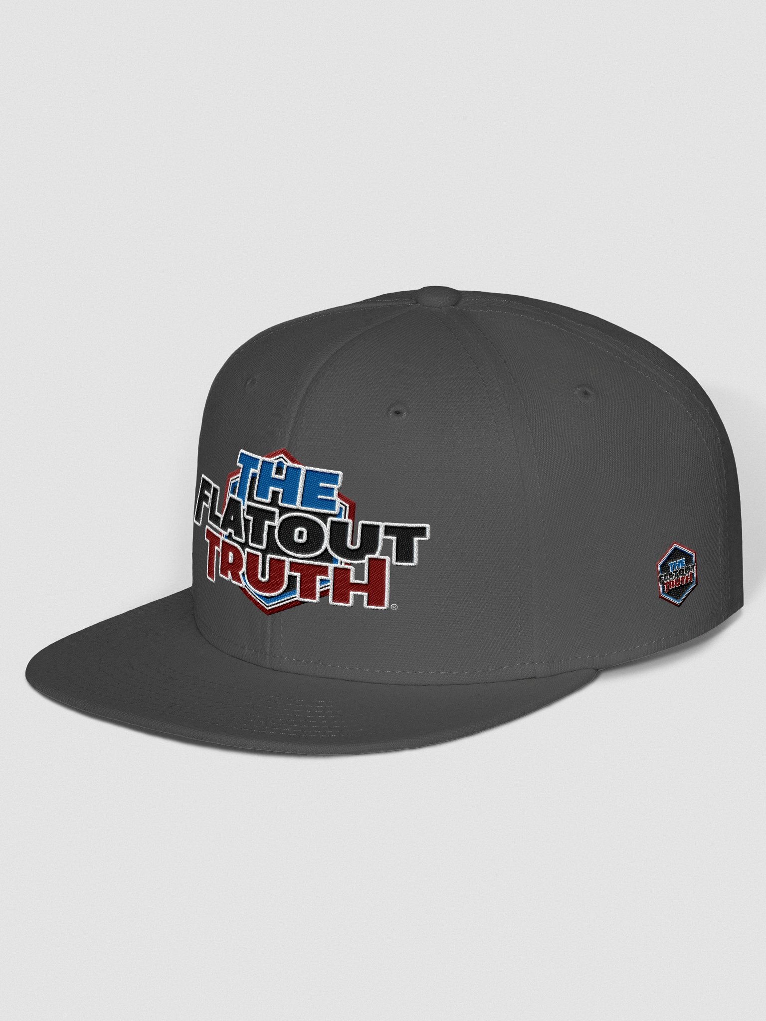 TFOT Red Hex Flat Snapback Hat product image (4)
