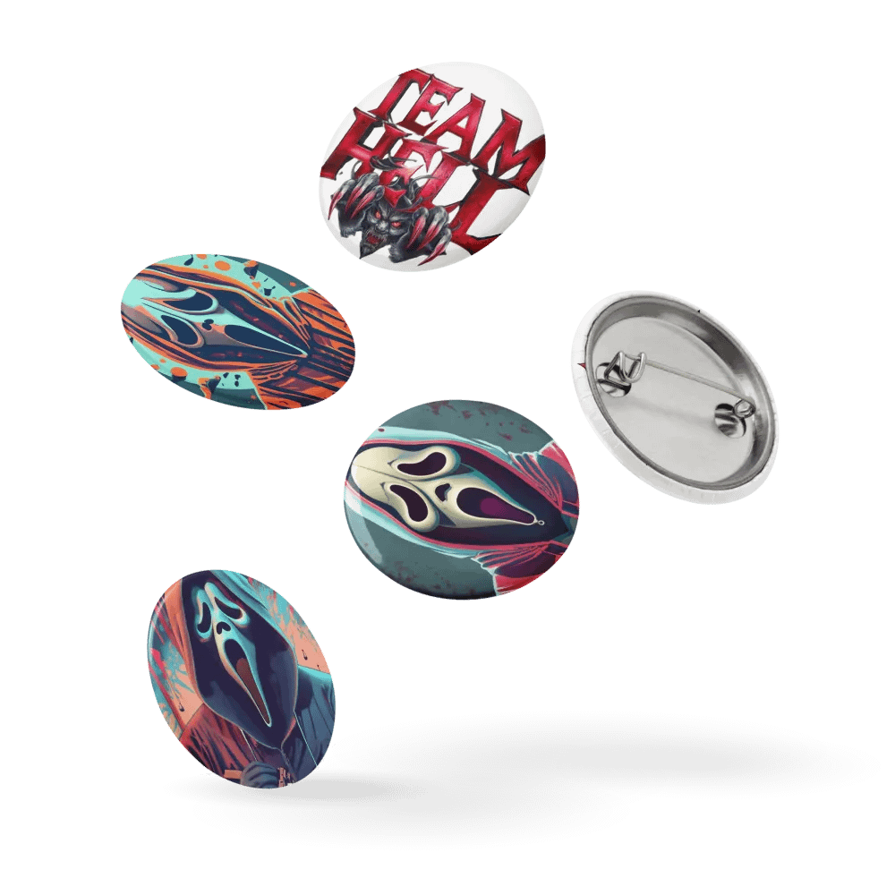 Broche Team Hell & Ghost Face Fan art product image (9)