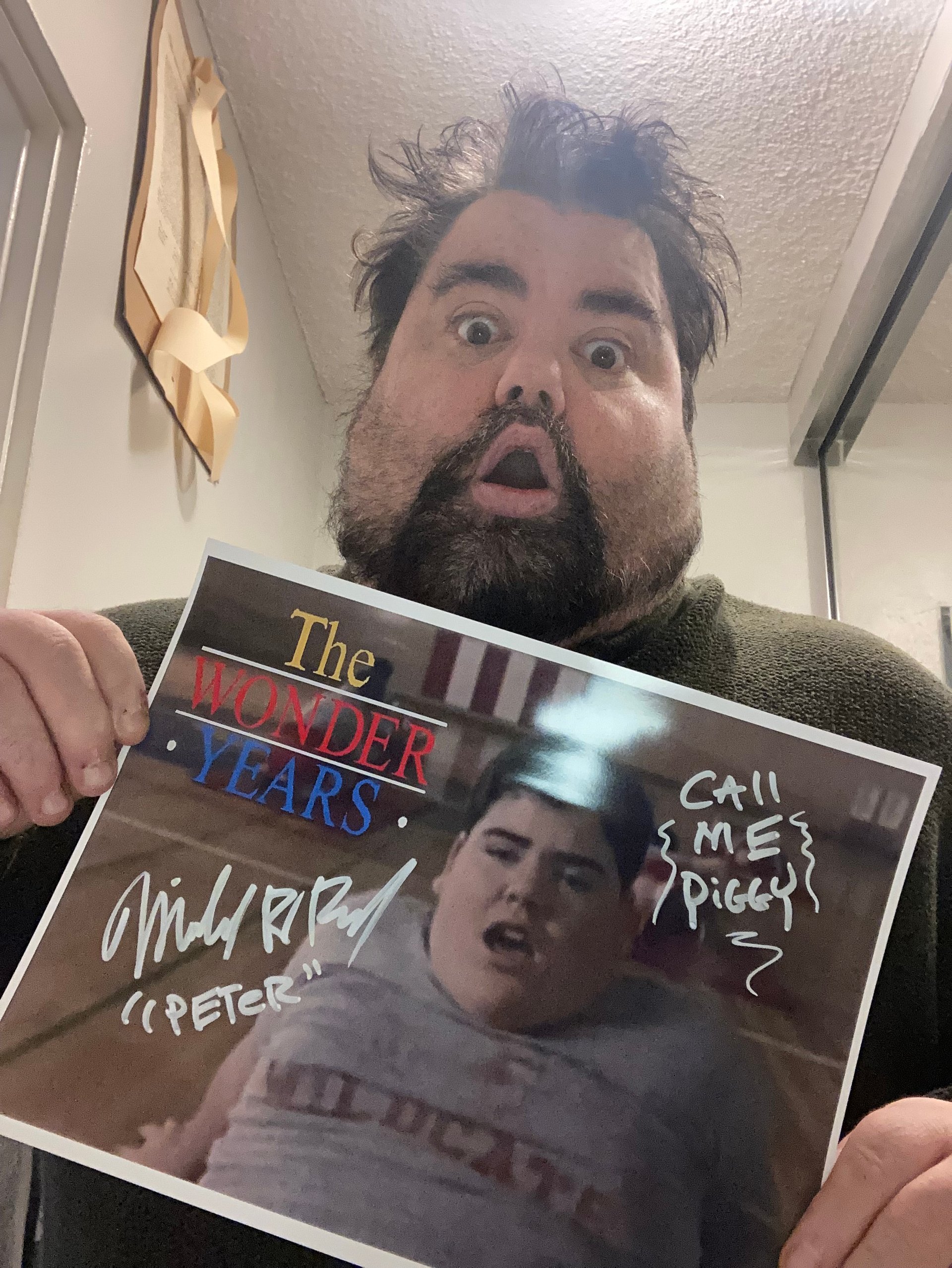 Wonder Years Autographed Photo By Michael Bower ( Gym Push Ups) product image (2)