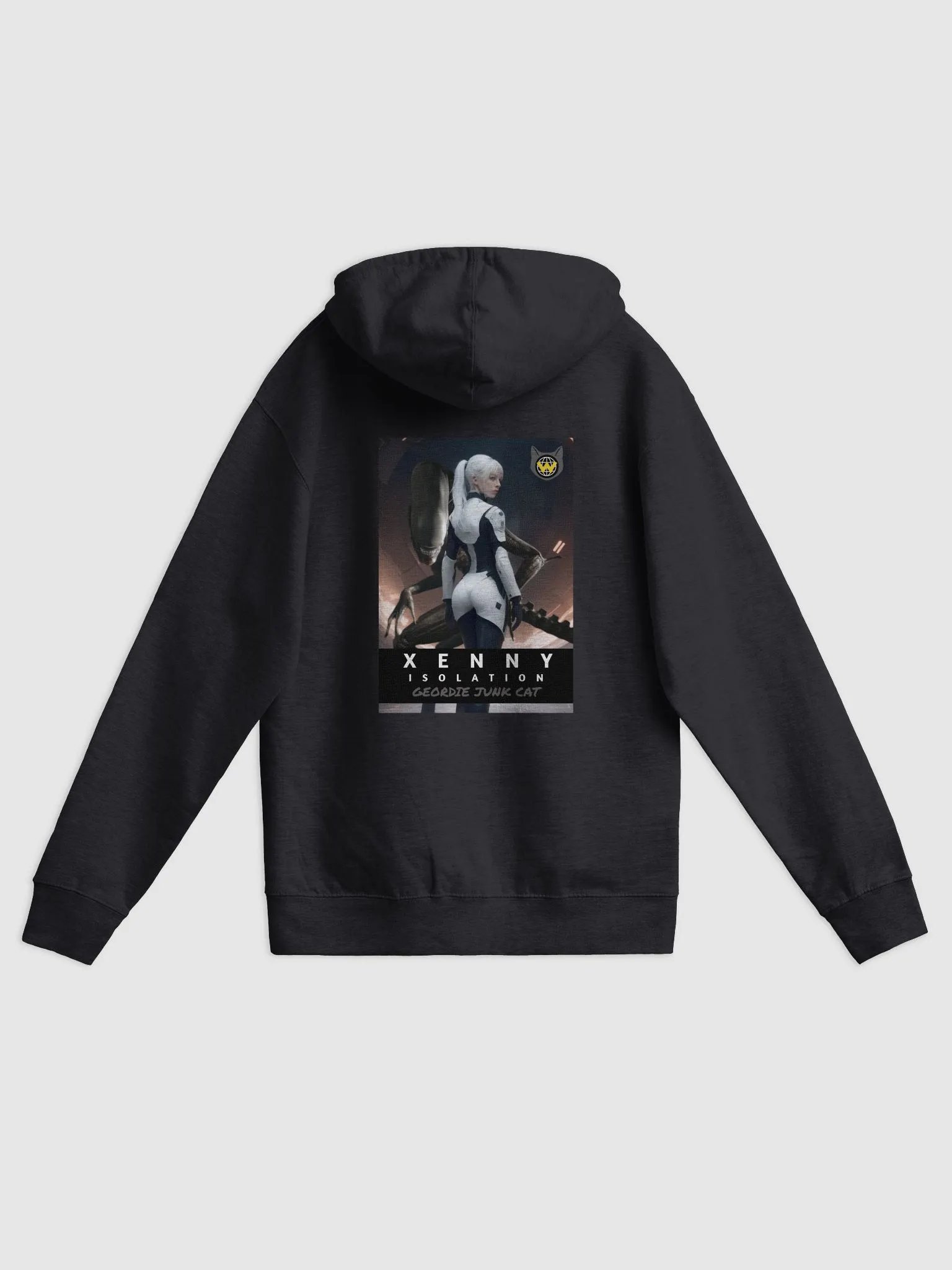 XENNY TWO Back Print Zip-Up Hoodie (US SHIPPING) product image (1)