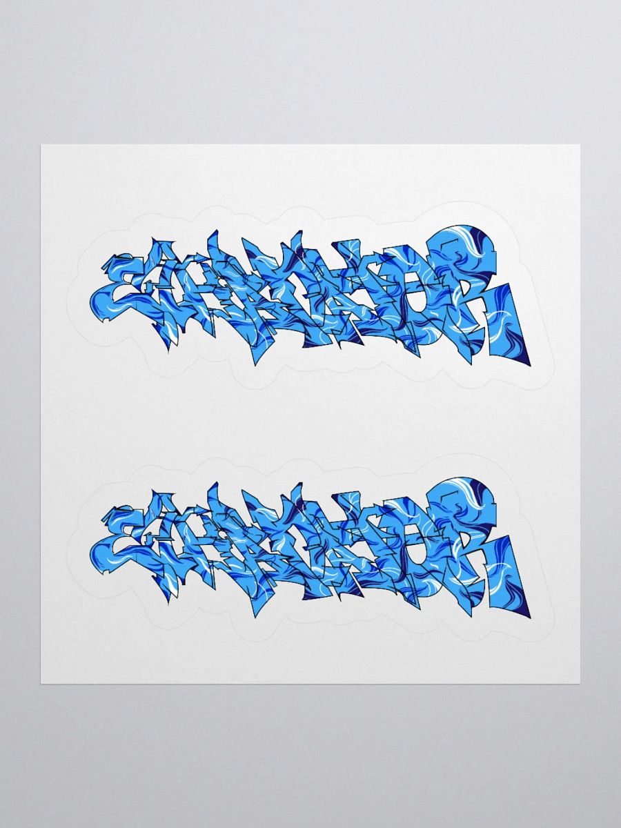 Blue Ethanator Graphitti Kiss Cut Stickers product image (3)
