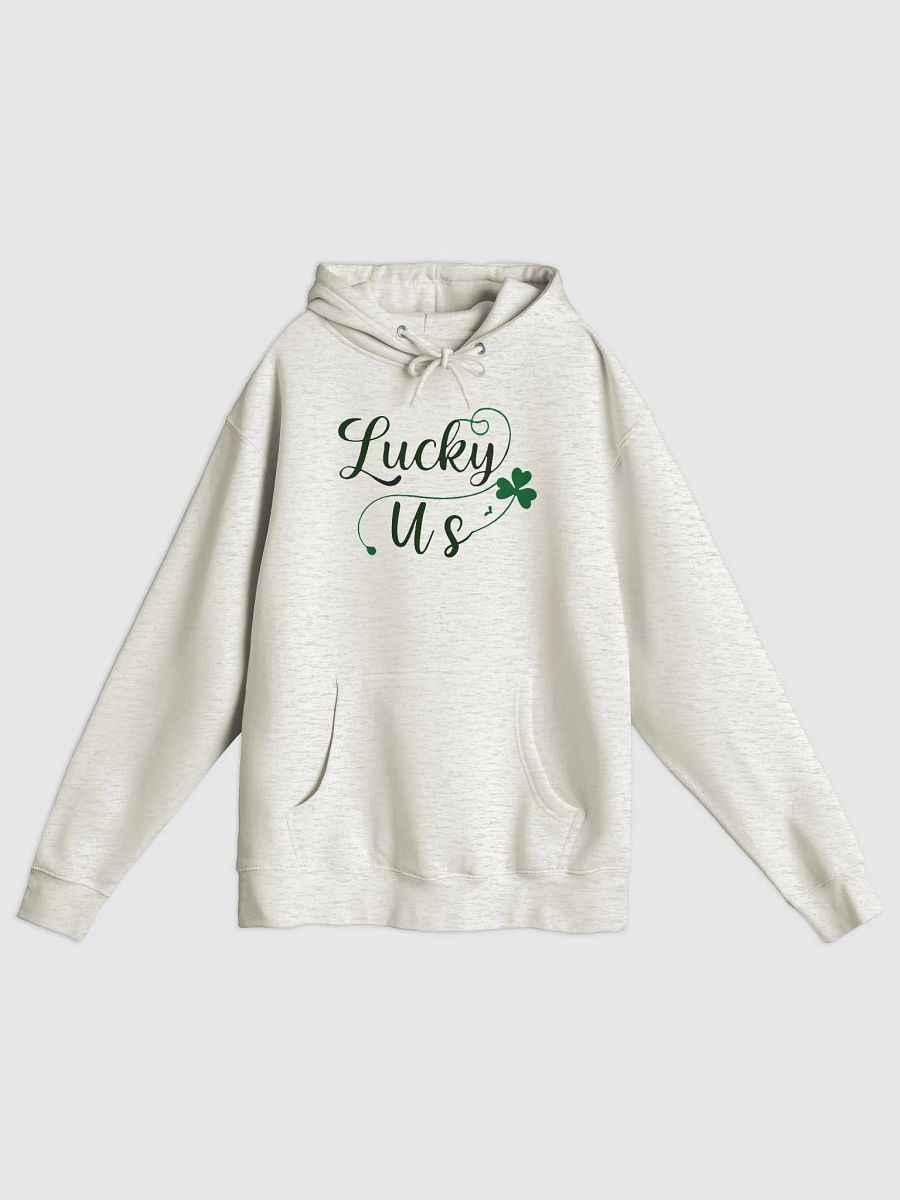 Lucky Us Shamrock St, Patrick's Day Unisex Hoodie product image (2)