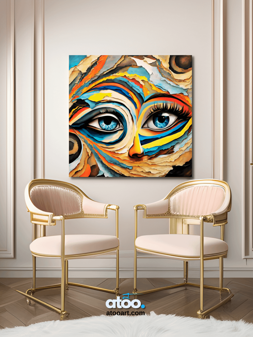 Paper Collection | The Surrealist Perspective On Life | Canvas Art Painting product image (7)