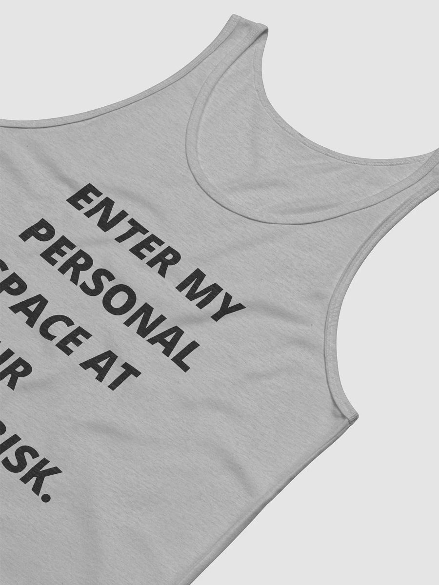 Personal Space Warning Jersey Tank product image (4)
