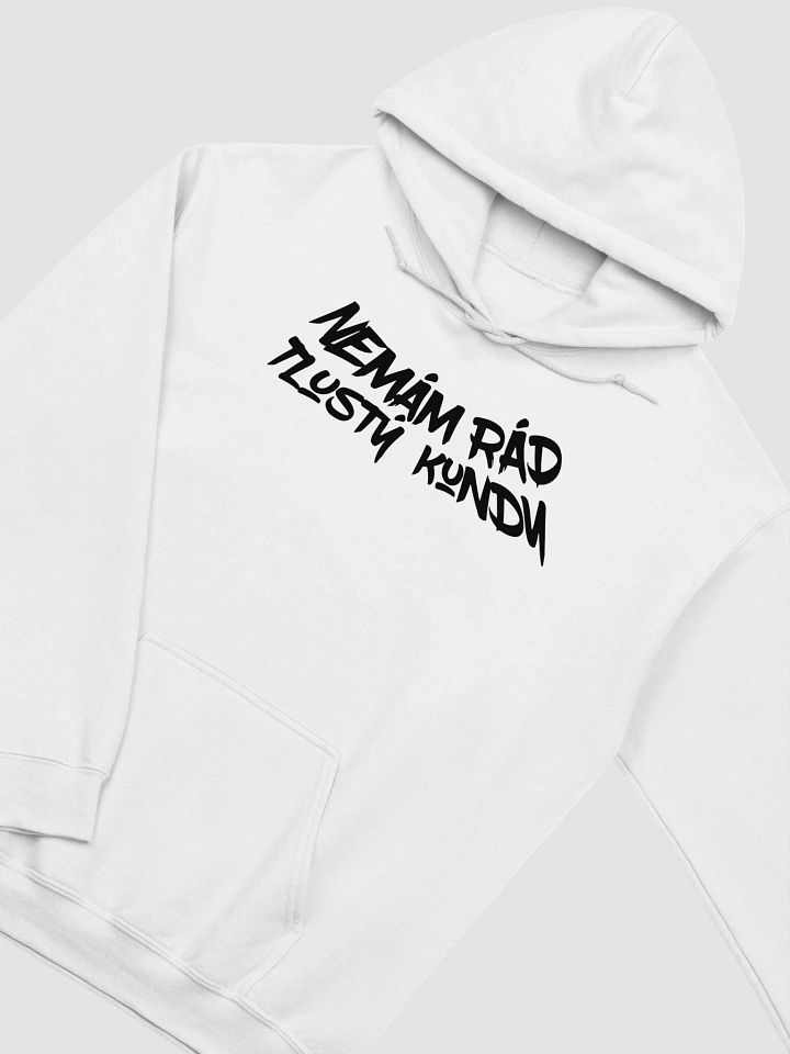 Nemám Rád 2 hoodie white product image (2)