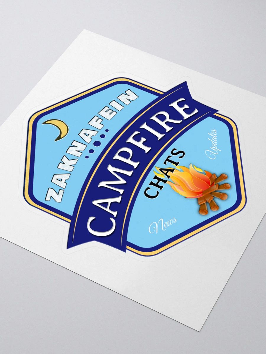 Zaknafein Camp Fire Chats Sticker product image (3)