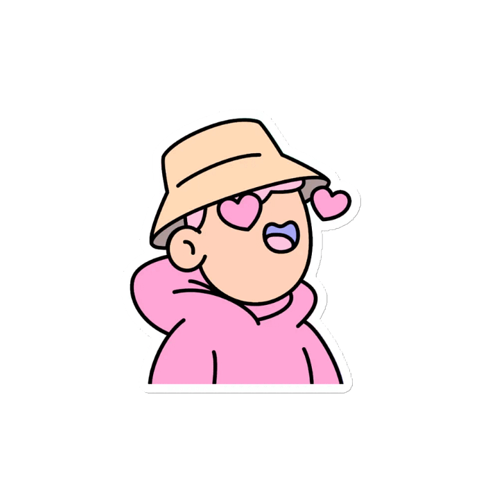 HODLHil Doodle Die-Cut Magnet product image (2)