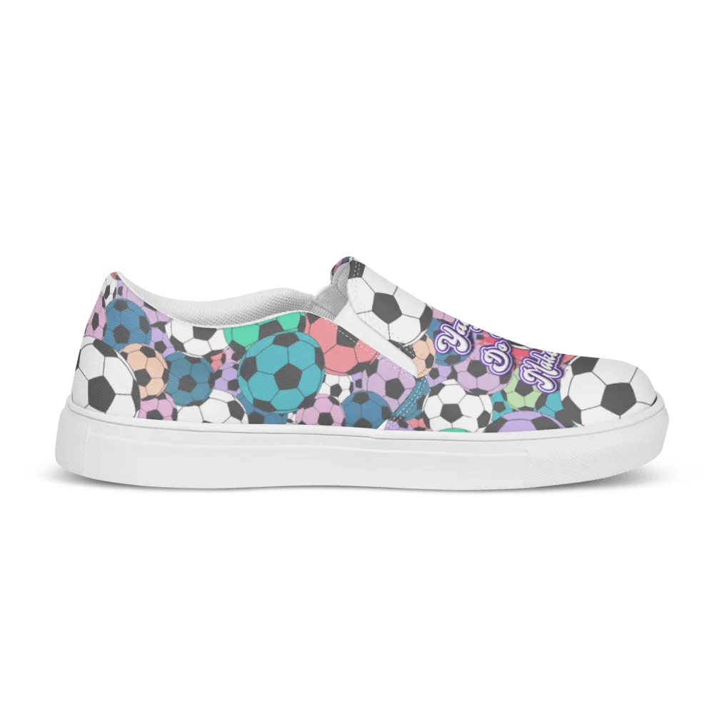 Yay Sports Soccer Football All Over Print Slip On Shoes product image (11)