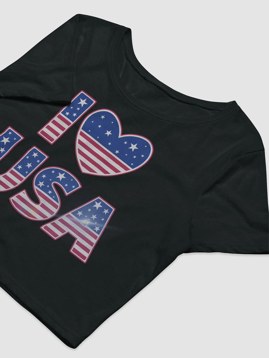 Patriotic Heart Women's Crop Tee product image (5)